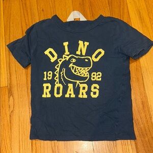 Dino Roars Kids Navy Blue T-Shirt